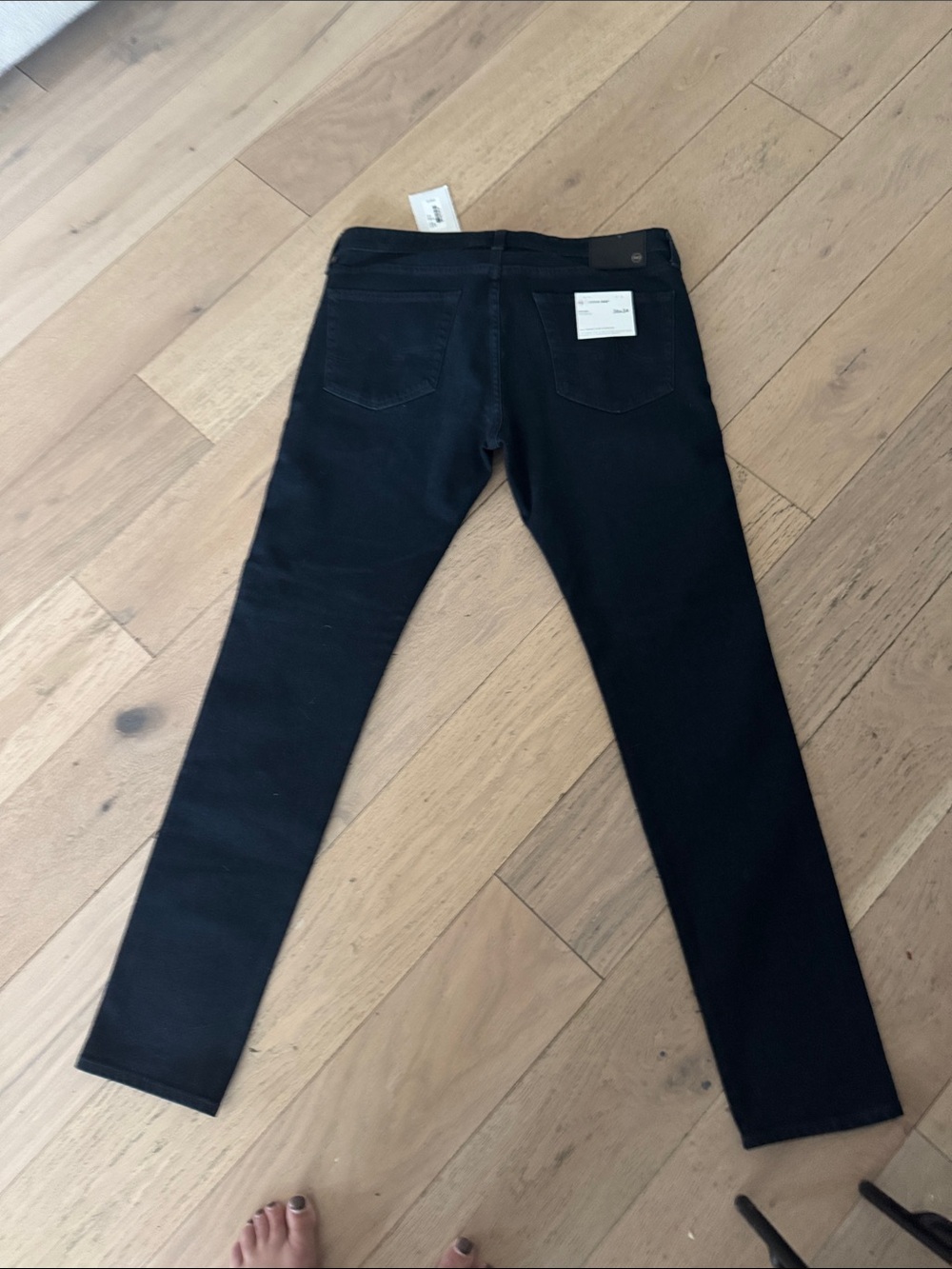 AG Adriano Goldschmied Men's Black Skinny Jeans